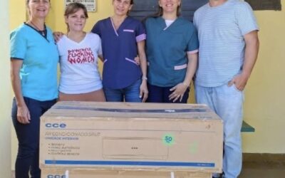 Concejales del PJ donaron un Aire Acondicionado al Centro de Salud