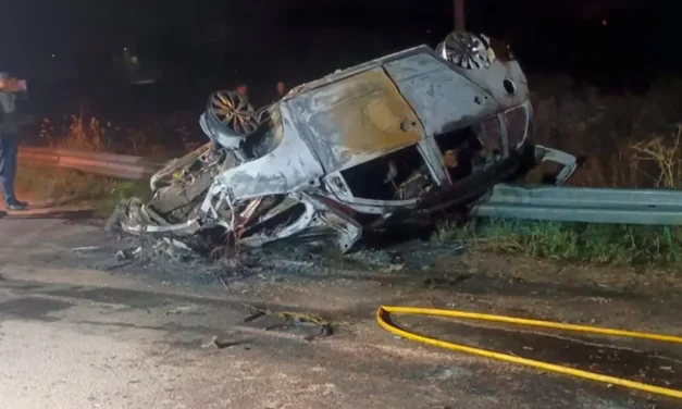 Tragedia en RN14: Cuatro personas fallecieron tras vuelco de un vehículo