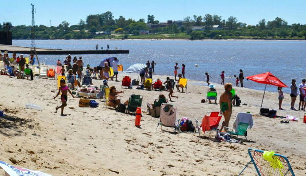 Concordia: prohibieron bañarse en una playa de la ciudad