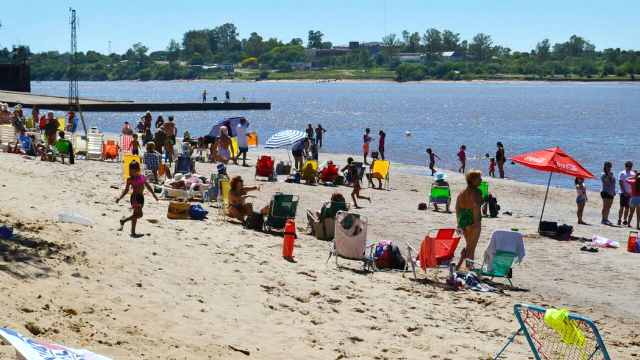 Concordia: prohibieron bañarse en una playa de la ciudad
