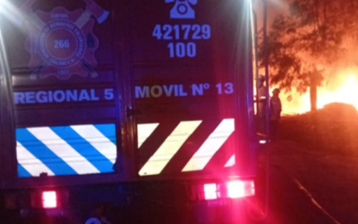 Principio de incendio en un aserradero: no hubo lesionados ni mayores pérdidas materiales