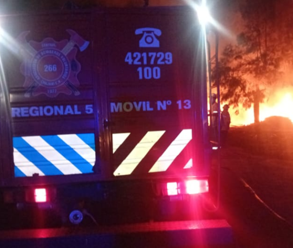 Principio de incendio en un aserradero: no hubo lesionados ni mayores pérdidas materiales