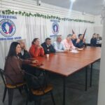 Laura Cracco junto a Anibal Steren en la asamblea de partidos vecinalistas entrerrianos