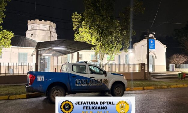 Un hombre que cazaba en Feliciano resultó herido por un disparo de arma de fuego