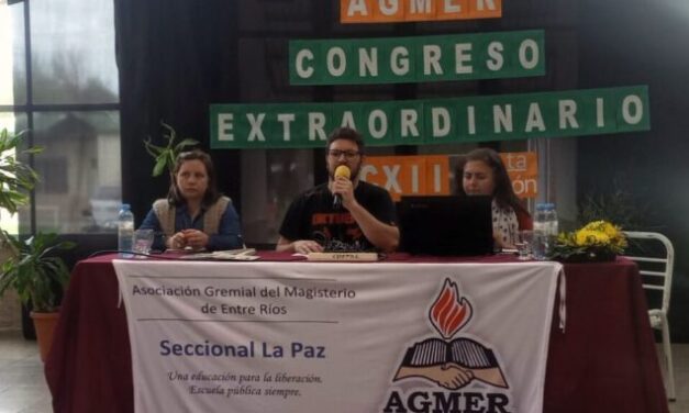 EL CONGRESO DE AGMER RESOLVIÓ PROFUNDIZAR EL PLAN DE LUCHA